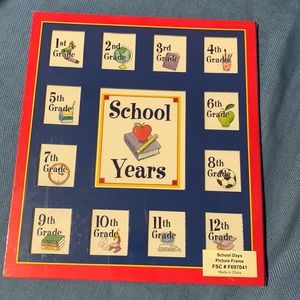 Picture frame for any little one you may have- school years from 1st grade to 12